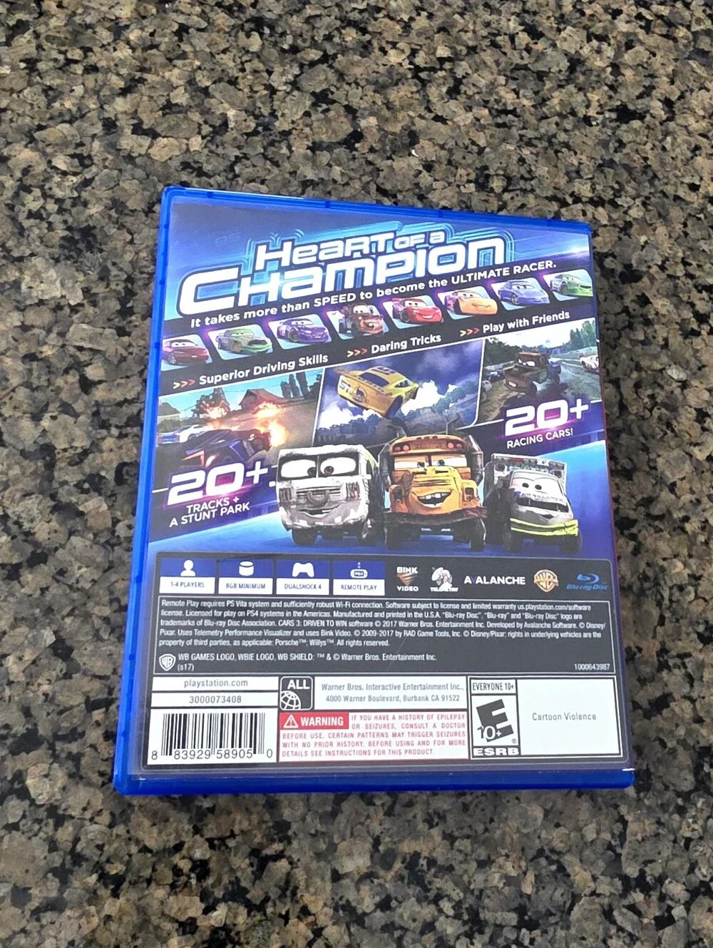 Cars 3: Driven to Win PS4 (Sony PlayStation 4, 2017) Complete with Manual video